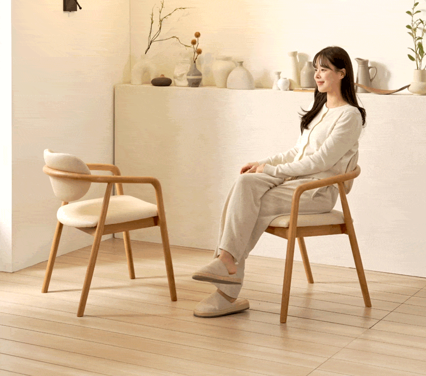 헬레네 4인용 원목 테이블 포세린 세라믹 식탁세트 1400 상세 이미지 20
